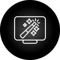 Desktop Computer Vector Icon