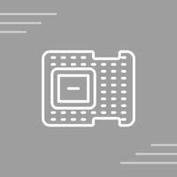 icono de vector de procesador
