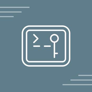 SSH Access Vector Icon