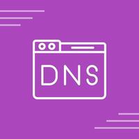 Domain DNS Management Vector Icon