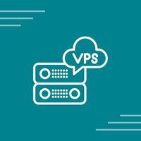 VPS Hosting Vector Icon