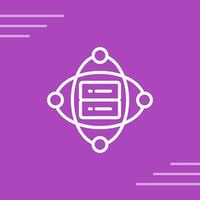Cluster Server Vector Icon