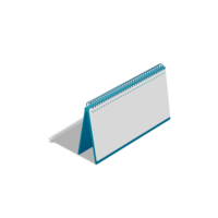 scrivania calendario 3d rendere png