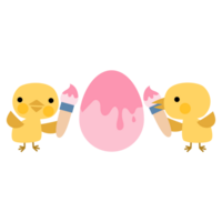 Baby Küken und Ostern Eier, herzlich willkommen Frühling Jahreszeit png