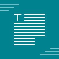 Typography Vector Icon