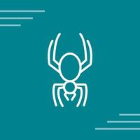 icono de vector de araña