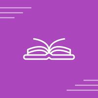 Open Book Vector Icon