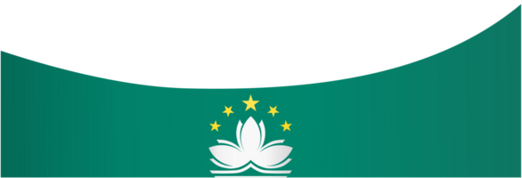 Macau Flagge Welle png