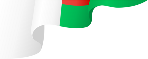 Madagascar flag wave png