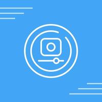 Video Record Circle Vector Icon