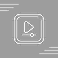 Video Play Square Vector Icon