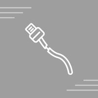 Broken Cable Vector Icon