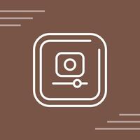 Video Record Square Vector Icon