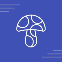 Mushroom Vector Icon