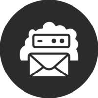 Cloud Email Vector Icon