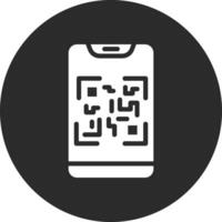 icono de vector de escaneo de código qr