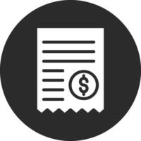 Receipt Vector Icon