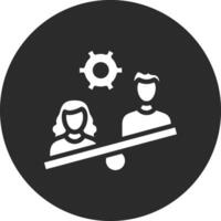 Competitive Worker Vector Icon