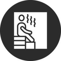 icono de vector de sauna