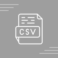 CSV Vector Icon