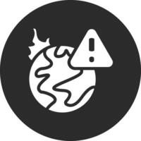 Earth Danger Vector Icon