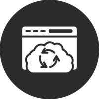 Cloud Sync Vector Icon