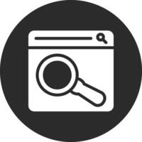 Web Search Vector Icon