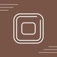 Stop Square Vector Icon