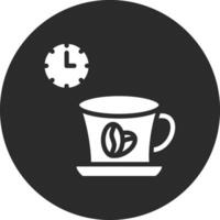 icono de vector de descanso para tomar café