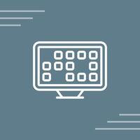 Desktop Vector Icon