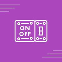 Light Switch Vector Icon