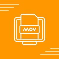 Mov File Vector Icon