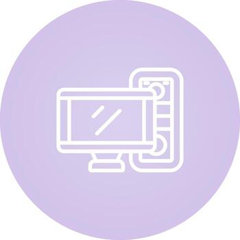 Computer Vector Icon
