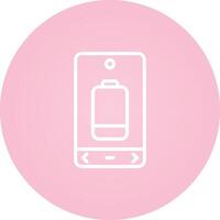 Battery Low Vector Icon