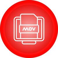 Mov File Vector Icon