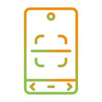 Qr Code Scanning Vector Icon