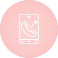Out Going Call Vector Icon