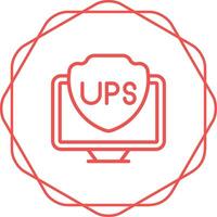 UPS Vector Icon