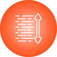 Line Spacing Vector Icon