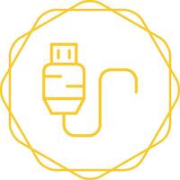 Usb Cable Vector Icon