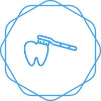 cepillado dientes vector icono