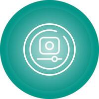 Video Record Circle Vector Icon