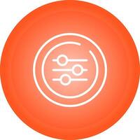 Equalizer Circle Vector Icon