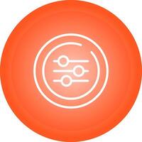 Equalizer Circle Vector Icon