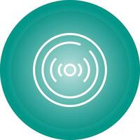 Live Streaming Circle Vector Icon
