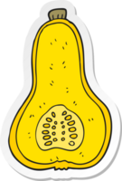 etichetta di un' cartone animato butternut schiacciare png