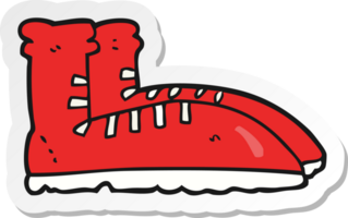 sticker of a cartoon boots png