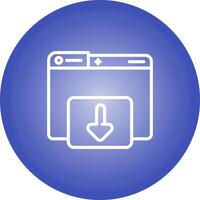Downloading Vector Icon