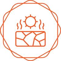 Drought Vector Icon