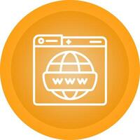 World Wide Web Vector Icon